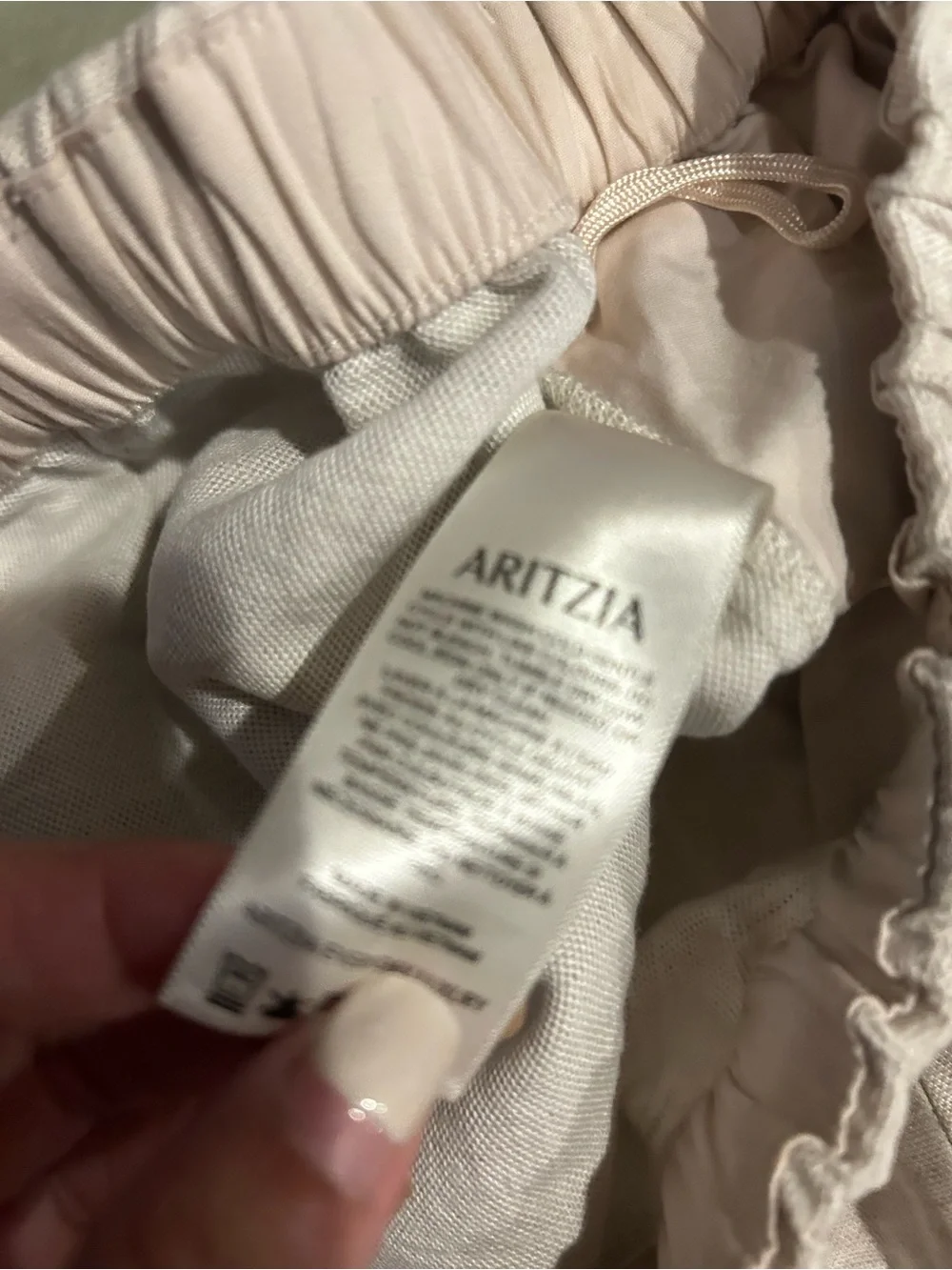 Aritzia Wilfred Thesis Linen Pant Medium